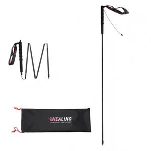 Bastones de Trekking Okhealing de 5 Secciones, de Fibra de Carbono, Ligeros, Plegables, para Senderismo, Deportes al Aire Libre, Bastón de Caminata Portátil - Product Image 1