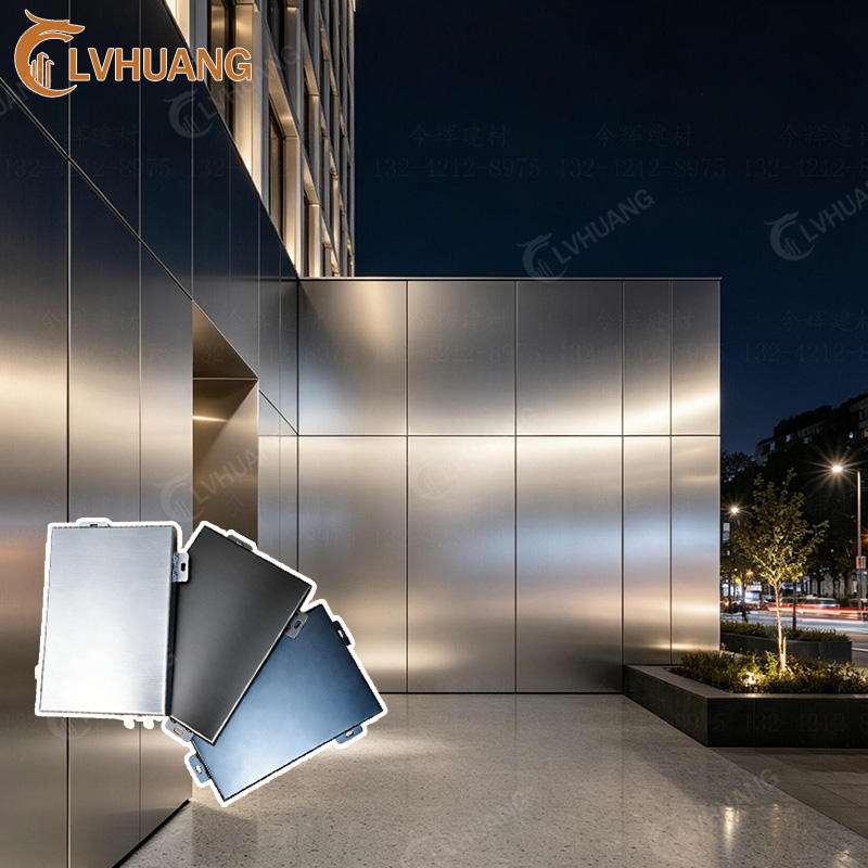 Metal Cladding Colour Face Customized Aluminum Composite Cladding Panels Anodized Architectural ...
