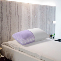 Oreiller de luxe en TPE avec noyau en latex Talalay, grille d'aération et technologie de refroidissement supérieure, idéal pour l'hôtellerie.