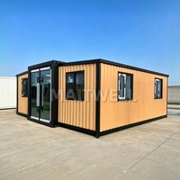 Maison conteneur extensible de 20 pieds de haute qualité, maisonnette préfabriquée durable entièrement meublée avec cuisine et salle de bain
