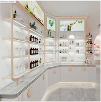 Présentoir de Détail Haut de Gamme Personnalisable Démontable, Anti-Rouille, Écologique, avec Éclairage LED, Montage Facile pour Huiles Essentielles