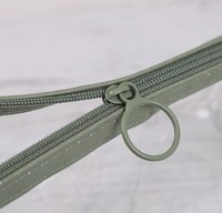 Estuche Transparente para Lápices BonVada, Ecológico, de PVC Suave, Color Blanco, con Espacio para Guardar Bolígrafos, para Uso Escolar y de Oficina, para Niños