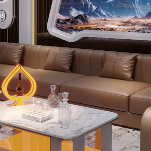 Sofá de Luxo para Bares e Clubes, Sofá Booth para KTV, Lobby e Áreas Externas, Sofá Hype para Bares, Mobiliário para Boates, Sofá para Karaokê, Cadeira e Banqueta Modernas - Product Image 2
