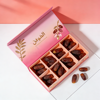 Boîte à fermeture magnétique de luxe en papier rigide pour dattes Medjool de qualité supérieure, chocolats, bonbons, emballage cadeau pour le Ramadan