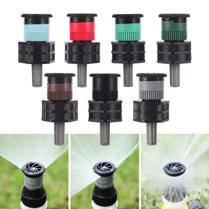 Plastic Adjustable 0~360 Degree Garden Irrigation Underground Pop Up Sprinkler Nozzle for Replacement