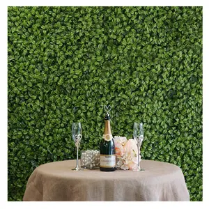 Party Wedding Easy Installation Artificial Grass Wall Artificial Flowers Hotel Villa Wall Decoration Interior Exterior Wall Deco