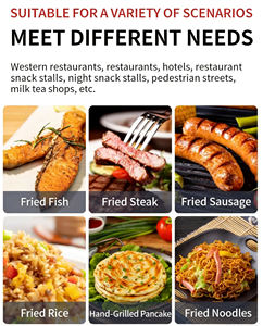 Fornello <span class=keywords><strong>a</strong></span> <span class=keywords><strong>Gas</strong></span> Commerciale <span class=keywords><strong>a</strong></span> 6 Fuochi con Griglia, Piastra e Forno Industriale <span class=keywords><strong>a</strong></span> <span class=keywords><strong>Gas</strong></span> per Attrezzature da Cucina - Product Image 4