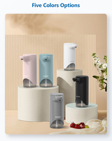 Distributeur de savon de salle de bains à capteur infrarouge, distributeur de savon sans contact, distributeur automatique de savon liquide en mousse