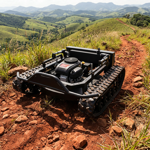 Intelligent Remote Control Lawn <b>Mower</b> Gasoline Engine Tracked Crawler Heavy Duty Slope Grass Cutter YR-900LT Powered by a 22HP L - Product Image 1