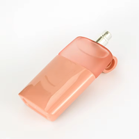 Parfum Femme Pêche Mat Bouteille Rectangulaire Bicolore Bouchon Doré Gaufré Effet Givré Audacieux Tenace pour la Nuit