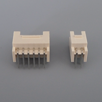 Connecteur de puce à broches droites/courbées PHB 2.0mm à double rangée 2x2/3/4/5/6/7/8 P en bronze phosphoreux pour instruments de précision et circuits imprimés
