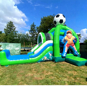 บ้านลมเป่าลมแบบเป็นมิตรกับสิ่งแวดล้อมสำหรับเด็กเล็ก พร้อมสไลเดอร์ รับน้ำหนักได้ 800 กก. รับประกัน 2 ปี สำหรับใช้งานกลางแจ้ง - Product Image 1