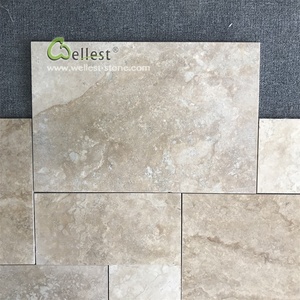 Mô Hình Pháp <span class=keywords><strong>Travertine</strong></span> Gạch Lát Sàn Với Bề Mặt Chải - Product Image 3