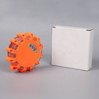 LED Trafic Routier Fusée Éclairante de Barrière de Trafic de Lanterne De Secours Balise Disque Projecteur Lampe de Signalisation D'avertissement Lumière Pour Voiture
