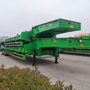 Semirremolque de Plataforma Baja de Acero de Alta Calidad con 3 Ejes y Cuello de Cisne Desmontable de Alta Capacidad para el Transporte de Maquinaria de Gran Tamaño - Product Image 4
