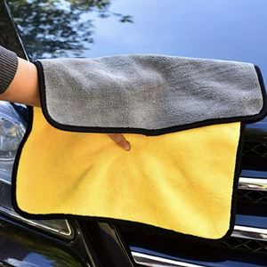 Serviettes en microfibre absorbantes double face pour le lavage et le séchage des voitures - Product Image 3
