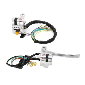 Saklar pengontrol setang motor, klakson sinyal belok lampu depan lampu kabut elektrik untuk C50/C70/C90