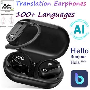 Auriculares Inalámbricos Estéreo YYK-Q63 con Traductor en Tiempo Real de Más de 100 Idiomas, Audífonos de Traducción Inteligente Bidireccional con IA - Product Image 1