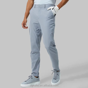 Pantalon chino droit en sergé de coton pour hommes Pantalons pour hommes avec broderie personnalisée - Product Image 6