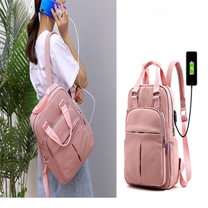 Mochila Escolar Personalizada para Mujer, Gran Capacidad, Estilo Preppy, con Carga USB, Estilo Casual, Cierre Suave, Forro de Poliéster - Product Image 5
