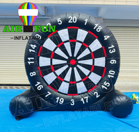 Airfun Jeu de fléchettes de football gonflable géant à usage commercial pour s'amuser dans la cour