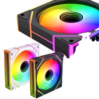 Lovingcool 120mm ARGB PC Gaming CPU komputer casing kipas pendingin dengan Radiator DC 5V harga pabrik warna-warni pencahayaan LED