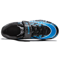 Chaussures de football pour enfants à scratchs en caoutchouc TF, avec fermeture Velcro, contrôle du ballon, tige synthétique, vente en gros, usine OEM