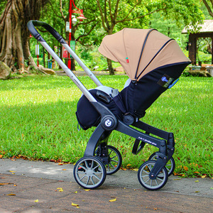 Nuovo Passeggino 4-in-1 per Neonati con Telaio in Lega di Alluminio, <span class=keywords><strong>Seggiolino</strong></span> di Sicurezza Bidirezionale e Cesta Portaoggetti Modello G308 - Product Image 1