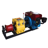 Fournisseur chinois Boîte de tirage antivol essence/diesel de 3 tonnes avec câble en acier rétractable Fil de treuil