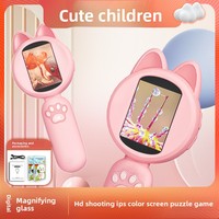 HD Digital Handheld Microscope for Kids-Mini Pocket Portable 2.0 IPS Screen 100W Pixel. Educational Science Toy Birthday Gift