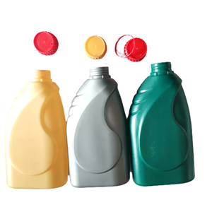 HDPE Material 1-6L Plastic Jerry Can Engine Oil Bottle