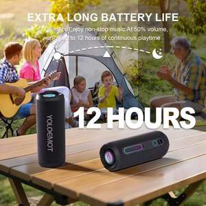 Haut-parleurs doubles IPX7 en promotion usine avec quatre lumières RGB, longue autonomie de batterie et expérience sonore stéréo immersif - Product Image 2