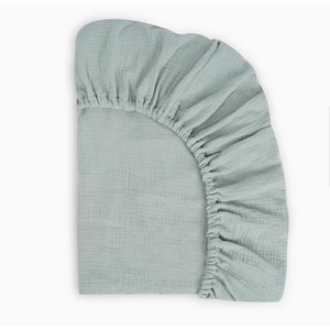 Sábana de muselina de bambú de algodón orgánico suave <span class=keywords><strong>para</strong></span> cuna de bebé, sábanas de cuna <span class=keywords><strong>para</strong></span> recién <span class=keywords><strong>nacido</strong></span>, sábanas de Moisés <span class=keywords><strong>para</strong></span> bebé - Product Image 1