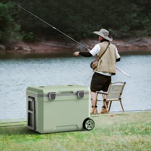 Caja de Pesca Térmica Multifuncional Moderna y Portátil con Ruedas, Personalizable, Enfriador de 45L - Product Image 6
