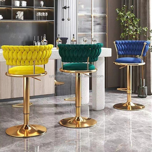 Silla de Barra Cómoda Studio Pick SYT para Área de Recepción, Taburetes de Barra con Respaldo Alto de 38 cm para Espacio Creativo - Product Image 1