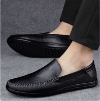 Chaussures de sport décontractées pour hommes en cuir tendance, haute qualité, collection 2026, offre spéciale