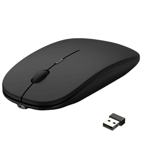 1600 DPI bluetooth 2.4G Chuột quang tiện dụng chuột không dây mini Chuột máy tính không dây màu hồng - Product Image 2