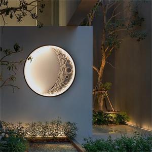 Lámpara de Pared Solar para Jardín con Forma de Luna Creciente, Resistente al Agua, con Acero Inoxidable y Vidrio de Borosilicato, Garantía de 3 Años - Product Image 4