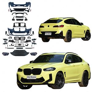 Venta de Fábrica para BMW <span class=keywords><strong>X4</strong></span> G02 2019-2021, Actualización <span class=keywords><strong>2023</strong></span> X4M <span class=keywords><strong>Competition</strong></span>, Parachoques, Difusor Delantero, Rejilla, Tubo de Escape, Faro - Product Image 1