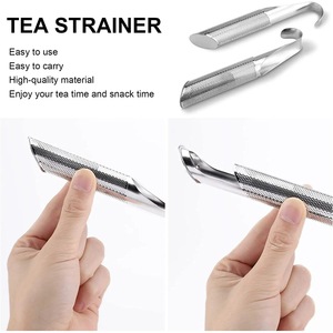 Stainless Steel <b>Tea</b> Strainer 304 Pipe Shape Reusable <b>Tea</b> <b>Infuser</b> Filter For Loose Leaf <b>Tea</b> Brewing - Product Image 5
