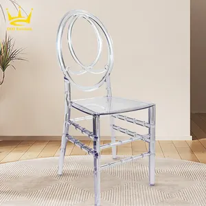 Bán buôn Stackable Acrylic trong suốt PC ghế sự Kiện Đảng rõ ràng ma ăn chiavari Tiffany nhựa đám cưới ngoài trời ghế