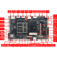 Carte de développement Rockchip RK3566 LGA-RK3566, carte mère Rongpin PCBA, 2G/4G/8G RAM, 16G/64G/128G de stockage, GPU Mali G52, Android 11