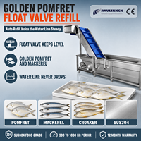 Produits de la Mer Enrobeuse de Glace pour Fruits de Mer Inox Alimentaire Vanne à Flotteur Remplissage Loup de Mer Glazurage