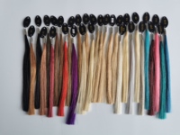 LONGFOR Luxury Clip-In Ponytail Extension 100% Chinese Remy Human Hair 18-24 Inch Straight Silky Soft Seamless Blending