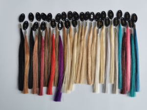 龙湖奢华夹式马尾辫加长100% 中国人头马头发18-24英寸直丝滑柔软无缝混纺 - Product Image 6