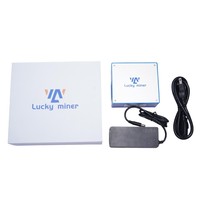 Lucky Miner LV07 1Th/s 25W Mineur ASIC Bitcoin Solo Ultra-Efficace pour l'Extraction Domestique Silencieuse Mineur Solo Loterie