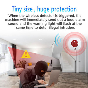 Sirena Estroboscópica Inteligente WiFi Tuya de 110dB para Interiores con Sensores Inalámbricos de 433Mhz PST-SN11, Precio de Fábrica al por Mayor - Product Image 4