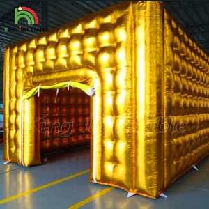 La cabina fotografica dell'interno della <span class=keywords><strong>tenda</strong></span> cubica gonfiabile del partito di evento all'aperto fa esplodere le tende del cubo dell'<span class=keywords><strong>oro</strong></span> - Product Image 5