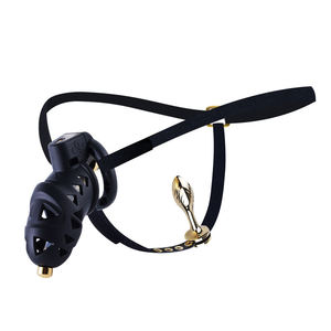 Dispositivo di Castità Maschile in Silicone AIERSHA Modello Lockink per Dominazione Sessuale - Product Image 1