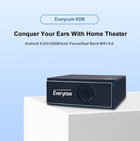 Mini proyector portátil Everycom K5W Android 9,0 2G + 32G LED HD 1080p TV home theater Mini proyector 4K